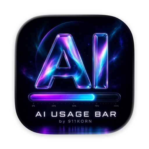 AI Usage Bar icon